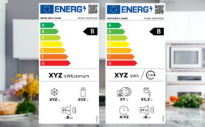 Nieuwe energielabel: koelkast, koel-vriescombinatie, wijnkoelkast + vaatwasser energieklasse