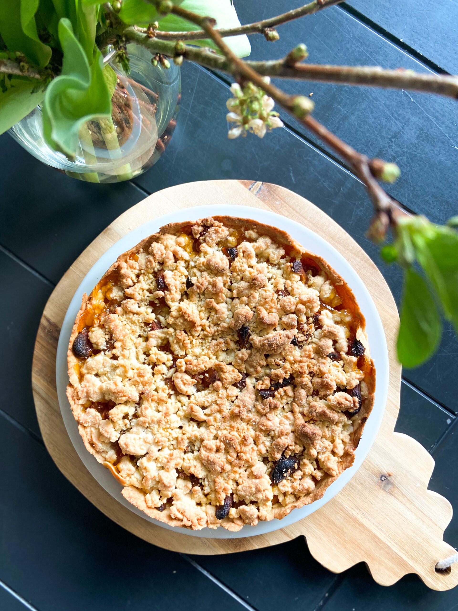 (Photo title + alt text: Abrikozen crumble recept: fris & fruitige crumble maken)