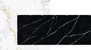 Composiet marmer, Evora Qstone Calacatta Gold & Marquina