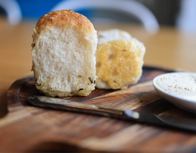 Recept Tartaar met oester, bijgerecht brioche broodje - Valeria Boltneva
