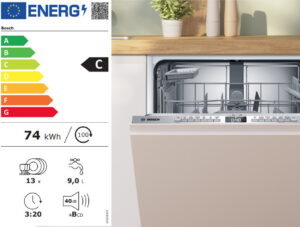 Stille vaatwasser 40dB Bosch inbouw afwasmachine Stille vaatwasser 40dB Bosch inbouw afwasmachine