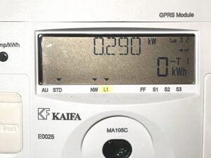 Slimme meter 1 fase aansluiting L1 vermelding in de groepenkast
